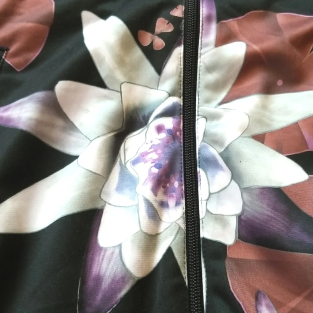 ADIDAS x FARM RIO Collab Limited Edition 2014 LOTUS Zip Black Track Jacket S NEW - Picture 9 of 16